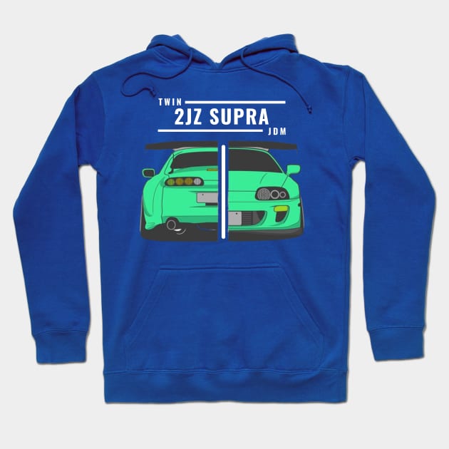 2jz Supra Hoodie by MOTOSHIFT